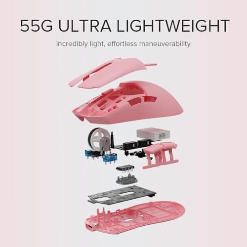 DeLUX M800 Ultra Wireless/Bluetooth/Wired Optical Mouse image