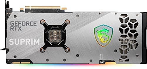 MSI NVIDIA GeForce RTX 3090 Ti Suprim X Overclocked Triple Fan 24GB GDDR6X PCIe 4.0 Graphics Card image