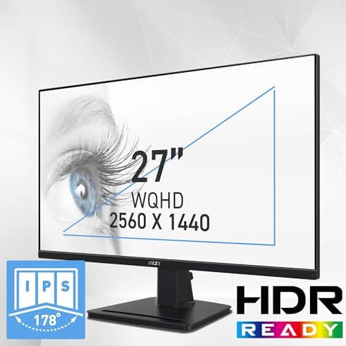 MSI PRO MP275Q 27" 1440p 100Hz IPS Monitor image