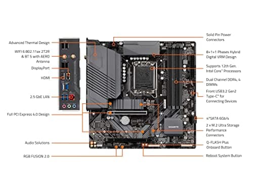 Gigabyte B660M GAMING X AX DDR4 Micro ATX image