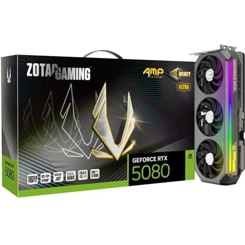 Zotac GAMING AMP Extreme INFINITY ULTRA GeForce RTX 5080 16GB GDDR7 Black main image
