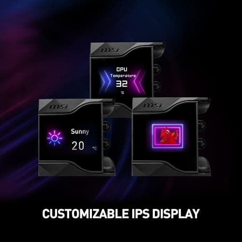 MSI MPG CORELIQUID D240 Water 240mm 77.4 CFM Black image