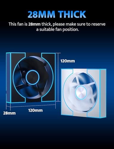 darkFlash DM8R LINE Black Reverse 120mm Black Pack of 3 image