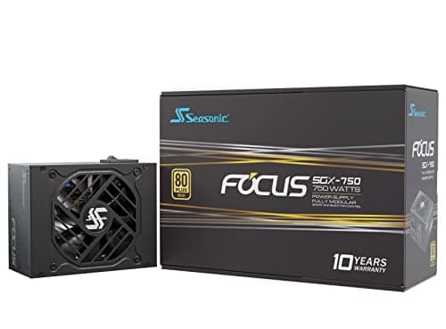 SeaSonic FOCUS SGX (2021) Black SFX 750W Fully Modular 80+ Gold Certified image