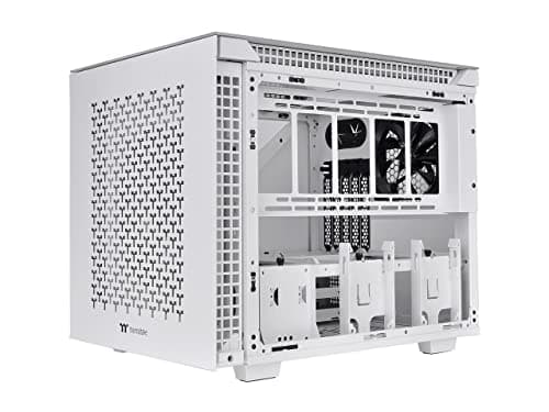 Thermaltake Divider 200 TG Air MicroATX Mini Tower Snow Tempered Glass image