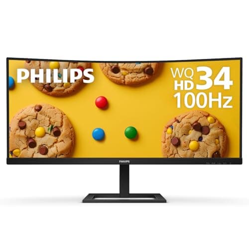 Philips 346E2CUAE 34" 3440x1440 100Hz VA Curved Monitor main image