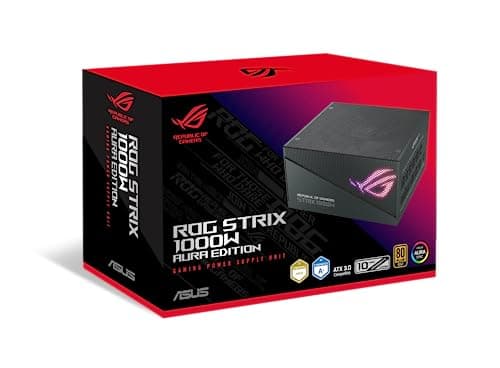 Asus ROG Strix Aura Edition Black 1000W Fully Modular 80+ Gold Certified image