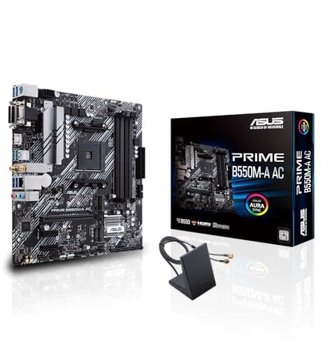 Asus B550 PRIME M-A AC AM4 DDR4 Micro ATX main image