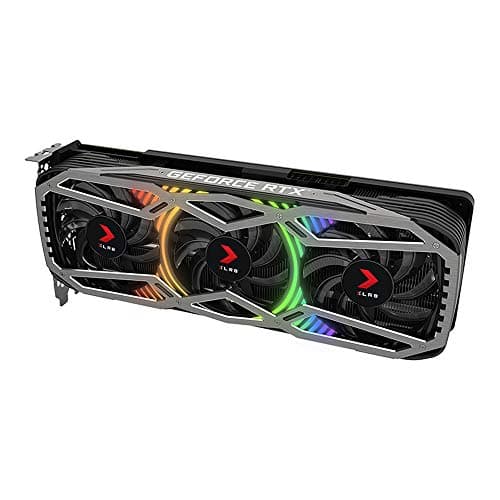 PNY XLR8 Gaming REVEL EPIC-X RGB GeForce RTX 3070 LHR 8GB GDDR6 Silver / Black image