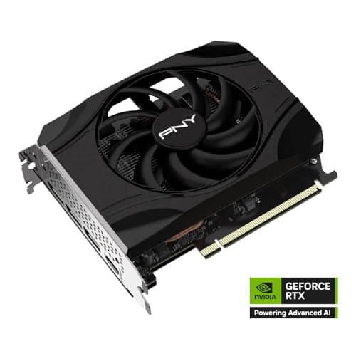 PNY GeForce RTX 5050 8GB GDDR6 Black Single Fan image
