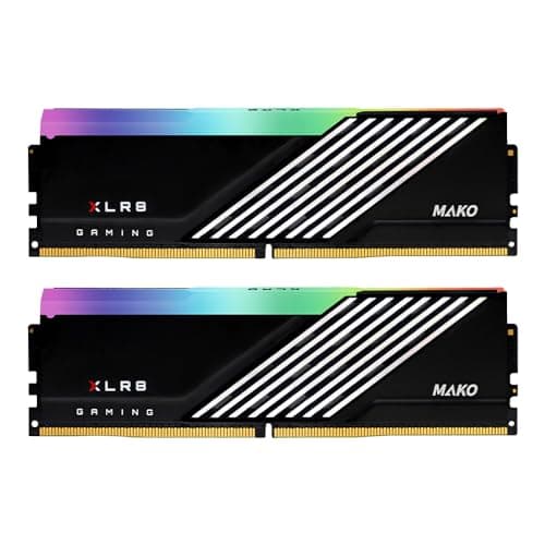 PNY XLR8 Gaming MAKO EPIC-X RGB Black DDR5-6000 CL40 32GB (2x16GB) image