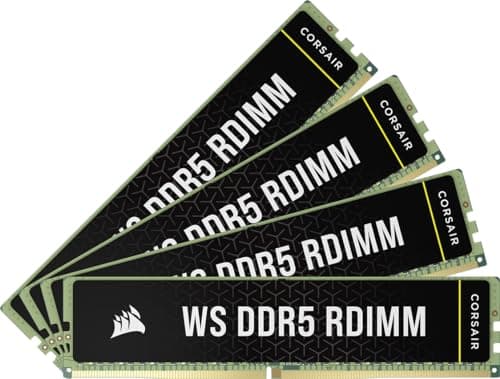 Corsair WS Registered Black / Green DDR5-5600 CL40 128GB (4x32GB) image
