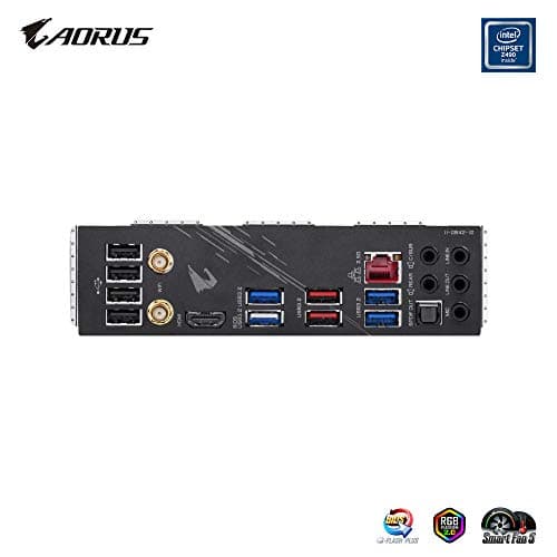 GIGABYTE Z490 AORUS ELITE LGA 1200 Intel Z490 ATX Motherboard with Dual M.2, SATA 6Gb/s, USB 3.2 Gen 2, 2.5 GbE LAN image