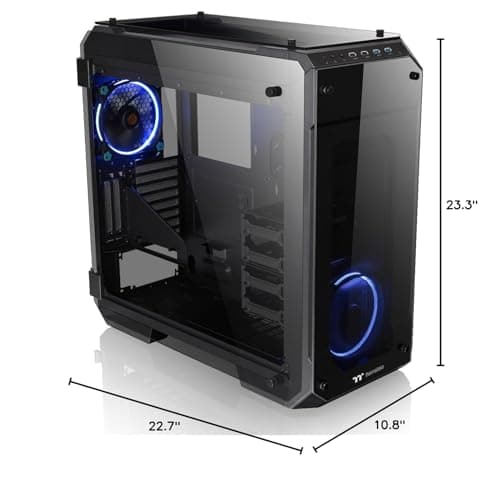 Thermaltake View 71 TG ATX Full Tower Black Acrylic Side Panel image