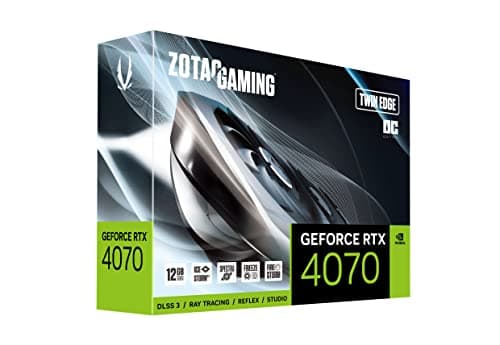 Zotac Twin Edge OC GeForce RTX 4070 12GB GDDR6X Black image