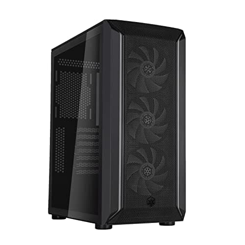 Silverstone FARA 511Z ATX Mid Tower Black Tempered Glass Side Panel image