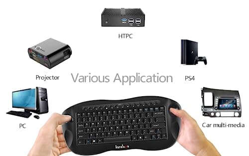 Grandtec KEY 3000 Wireless Slim With Trackball Keyboard image