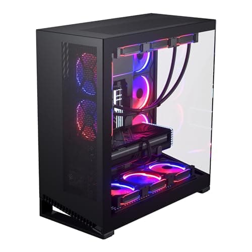Phanteks NV9 ATX Full Tower Black with Tempered Glass Side Panel and USB 3.2 Gen 2 Type-C, USB 3.2 Gen 1 Type-A image