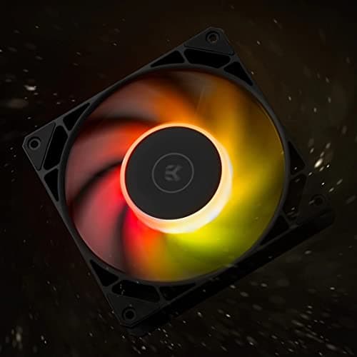 EK Loop Fan FPT 140mm Black PWM D-RGB 118.01 CFM 1-Pack image