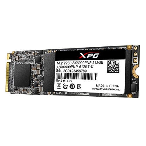 ADATA XPG SX6000 Pro 512GB SSD M.2-2280 PCIe 3.0 X4 NVMe image