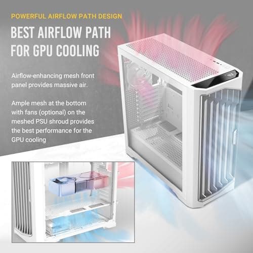 Antec Performance 1 ATX Full Tower White Tempered Glass image