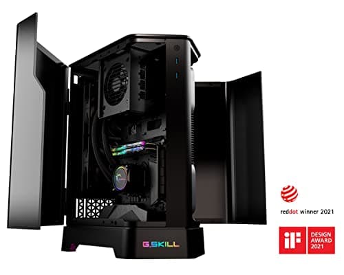G.Skill Z5i Mini-ITX Tower Black with Tempered Glass Side Panel and USB 3.2 Gen 2 Type-C, USB 3.2 Gen 1 Type-A image