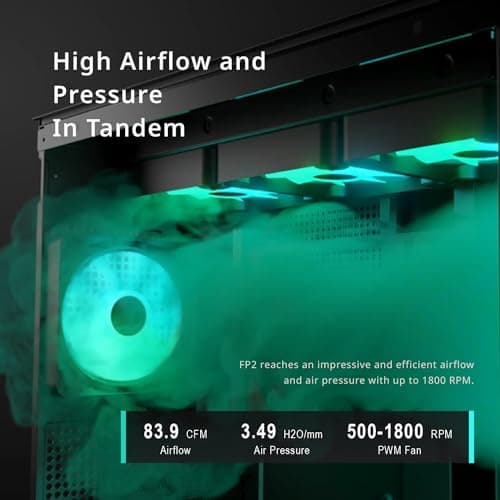 APNX Creator C1 ATX Mid Tower White Tempered Glass Side Panel image