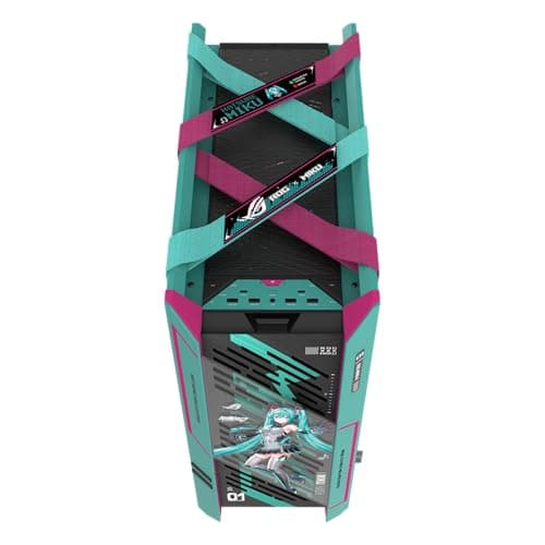 ASUS ROG Strix Helios II Hatsune Miku Edition EATX mid-Tower Gaming PC case image