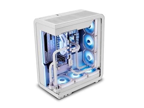 SSUPD Xhuttle ATX Mid Tower White Tempered Glass image