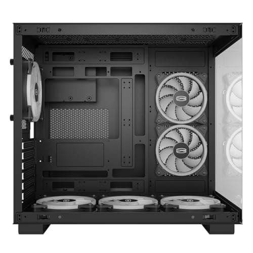 PC Cooler C3 T500 ARGB ATX Mid Tower Black Tempered Glass Side Panel, USB 3.2 Gen 2 Type-C, USB 3.2 Gen 1 Type-A image