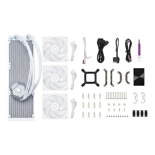 Cooler Master Masterliquid Atmos Water 360mm 70.7 CFM White image