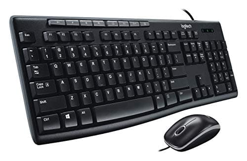 Logitech MK200 Wired Slim Keyboard With Optical Mouse image