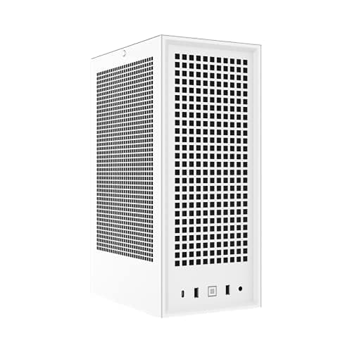HYTE Revolt 3 Small Form Factor Premium ITX Computer Gaming Case with 700W 80+ Gold SFX Power Supply, White image