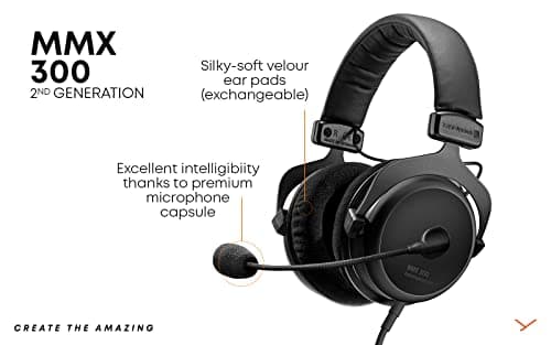 Beyerdynamic MMX 300 (2nd Generation) Closed Gaming Headset image