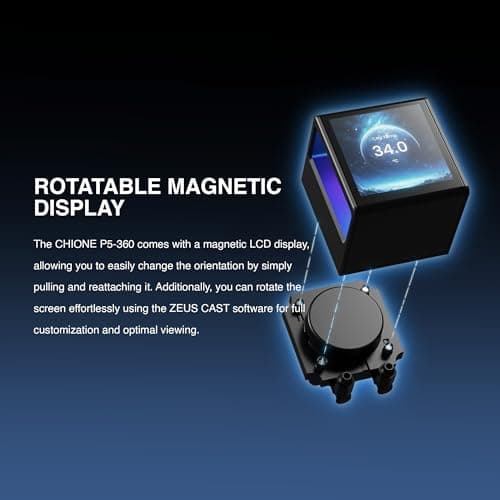 GAMDIAS CHIONE P5 81.81 CFM Water 360mm Black image