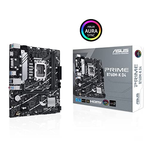 Asus B760 PRIME B760M-K D4 LGA1700 DDR4 Micro ATX image