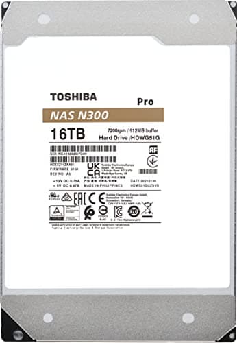 Toshiba N300 Pro 16TB 3.5" HDD 7200RPM SATA image