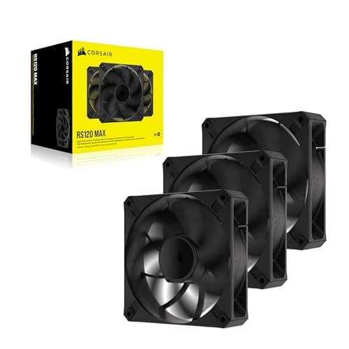 Corsair RS120 MAX 120mm Black PWM 72 CFM 3-Pack image