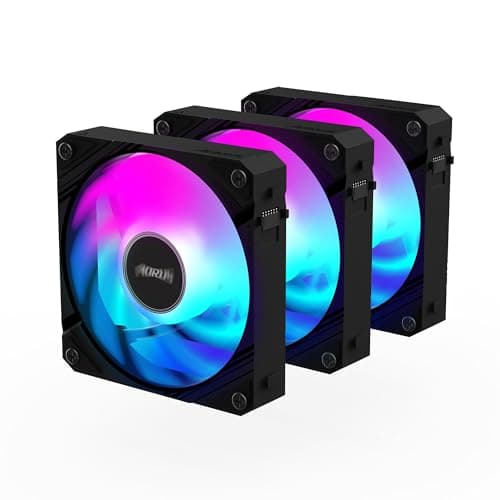 Gigabyte AORUS EZ CHAIN FAN 120mm Black RGB PWM 3-Pack image
