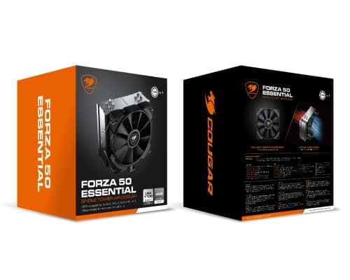 Cougar Forza 50 Essential Air 155mm Black / Silver image