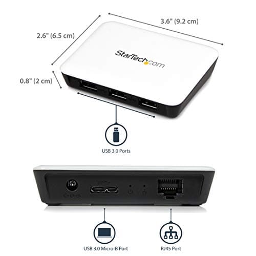 StarTech ST3300U3S Gigabit Ethernet USB 3.2 Gen 1 image