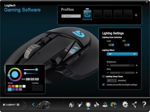 Logitech G502 Proteus Spectrum Wired Optical Gaming Mouse image