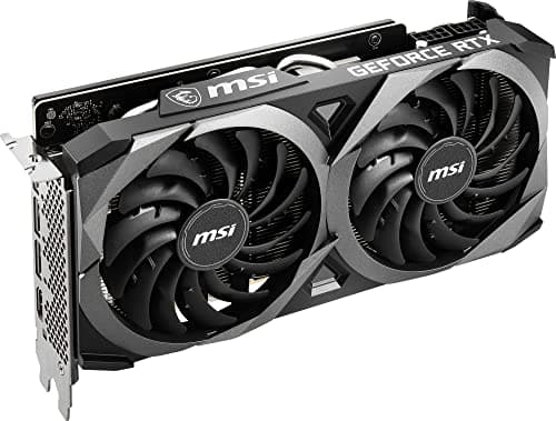 MSI VENTUS 2X OC Black GeForce RTX 3060 Ti 8GB GDDR6X image