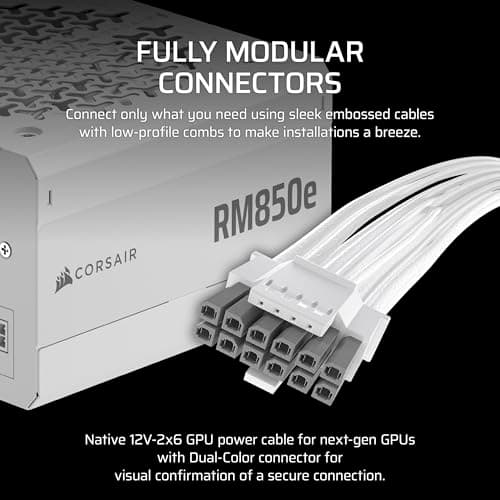 Corsair RM850e White 850W Fully Modular image