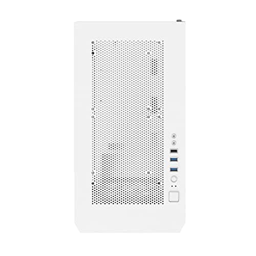 Montech AIR 100 ARGB Micro ATX Mid Tower White Tempered Glass Side Panel and USB 3.2 Gen 1 Type-A, USB 2.0 Type-A Front Panel image