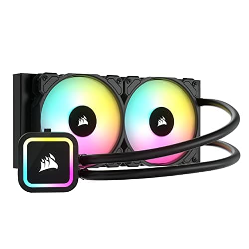 Corsair iCUE H100x Water 240mm RGB ELITE 47.73 CFM Black main image