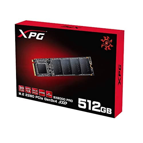 ADATA XPG SX6000 Pro 512GB SSD M.2-2280 PCIe 3.0 X4 NVMe image