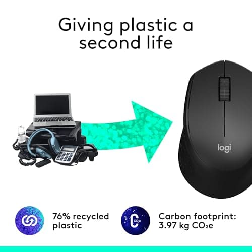 Logitech M330 SILENT PLUS Wireless Optical Mouse image