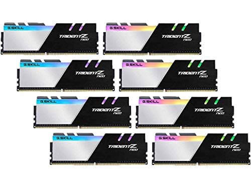 G.Skill Trident Z Neo Black / Silver DDR4-3200 CL16 256GB (8x32GB) image