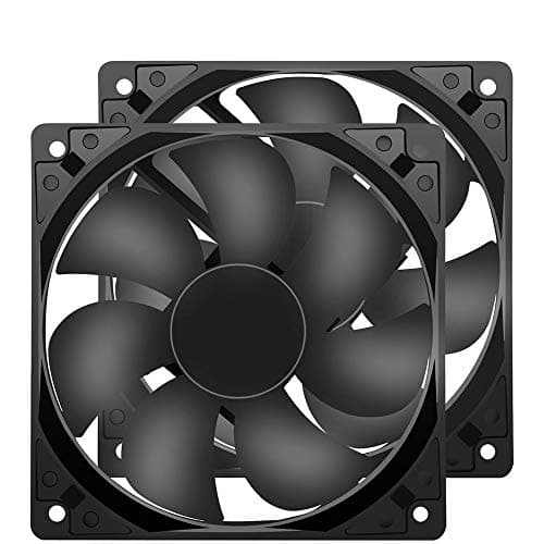 Strong Quiet 12025 Fan 120x120x25mm 12cm 120mm Computer Case Fan DC 12V Cooling Fan for Computer case 2Pin 2 Wire 1600RPM 2-Pack main image